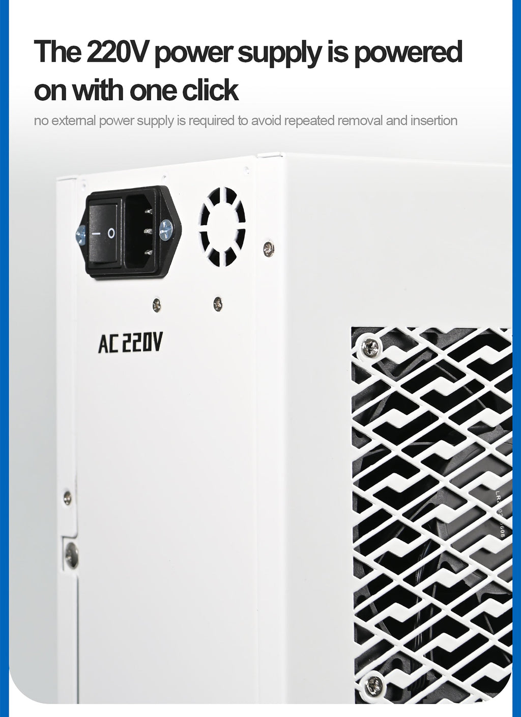 Lianli closed-loop circuit for hydro ASIC miners – power supply