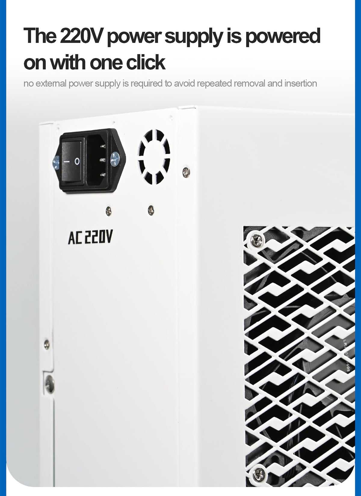 Lianli closed-loop circuit for hydro ASIC miners – power supply